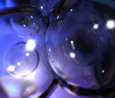 水珠液体泡泡融合特写镜头视频素材