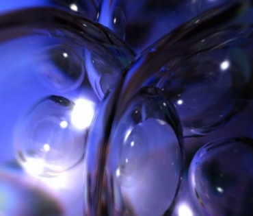 水珠液体泡泡融合特写镜头视频素材