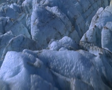 航拍冰川俯拍冰地冻冰视频素材