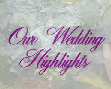 结婚日英文字符艺术字体动态背景视频素材