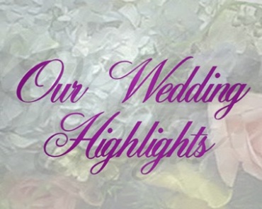结婚日英文字符艺术字体动态背景视频素材