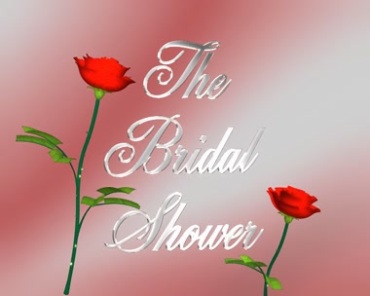 英文艺术字体玫瑰花婚礼爱情背景视频素材