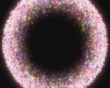 圆圈粒子放大动画动态特效视频素材