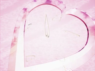 粉色桃心形状动态背景视频素材