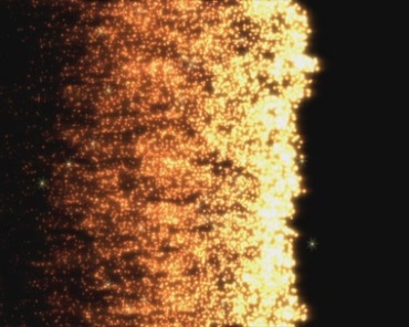 金色闪光粒子自左向右扫屏黑幕特效视频素材