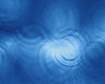 动态水滴水纹扩散蓝色背景视频素材