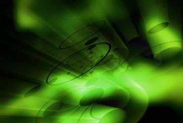 绿色炫光发光旋转特效视频素材