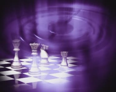 国际象棋移动棋盘紫色背景视频素材