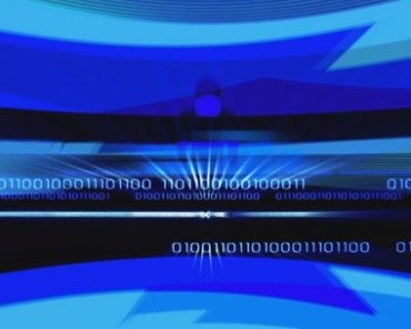 蓝色炫光二进制01科技背景视频素材