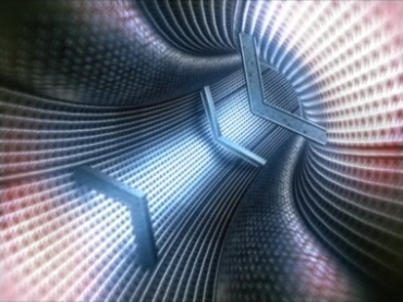 隧道运动穿梭科技背景视频素材