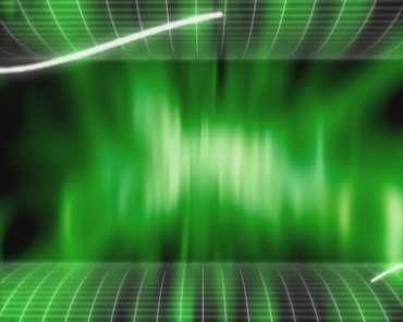 绿色空间炫光极光动态光效视频素材