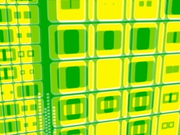 绿色方格方块动画显示背景片头片尾视频素材