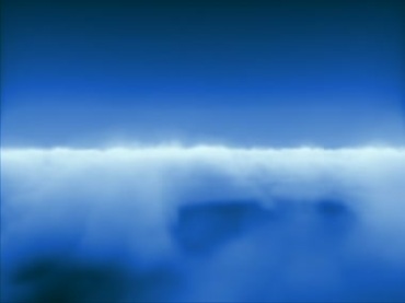 蓝天白云间穿梭穿行第一视角视频素材