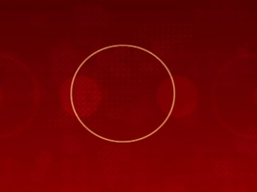 红色圆形圆圈组成圆大圆光圈动态背景视频素材