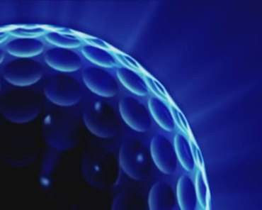 蓝色球体转动旋转动态光效视频素材