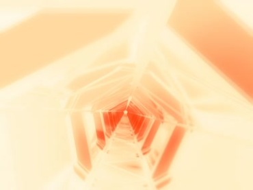 红色炫光通道隧道穿梭穿行动态背景视频素材