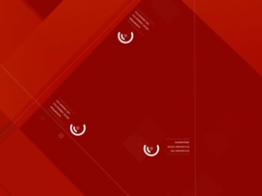 科技方块图案组合红色背景视频素材