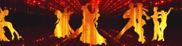拉丁舞国标舞绚丽舞蹈光影灯影视频素材