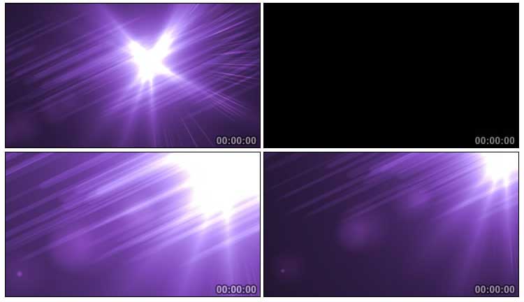 紫色光效闪光炫光过光后期转场特效视频素材