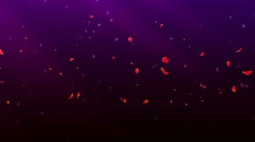 梦幻粒子茉莉花舞台背景（带音乐）视频素材
