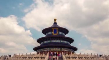 北京天坛故宫延时摄影视频素材