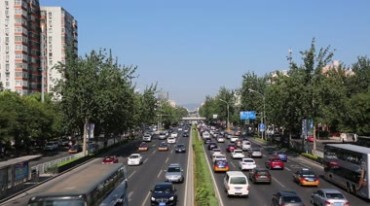 北京车流视频素材