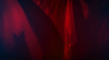 红布红绸大幕布动态飘动背景视频素材