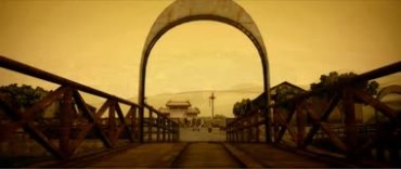 中国历史古代古人生活场景商贸街道市集CG动画视频素材