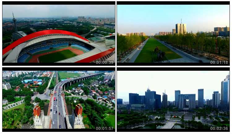 南京城市航拍形象宣传片视频素材