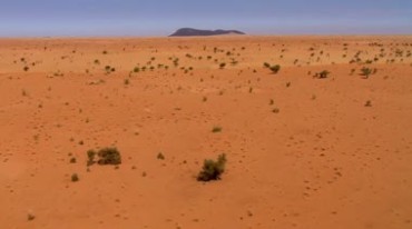 红色沙漠荒漠大漠航拍视频素材
