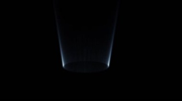 灯光跑圈圆柱动态闪烁特效视频素材