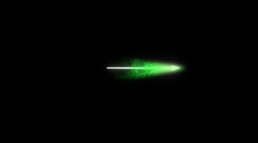 飞箭响箭飞行光效粒子透明通道免抠像后期特效视频素材