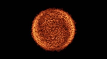 火焰圆球熔岩球体透明通道后期特效视频素材