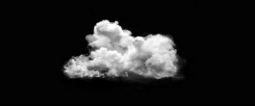 4K云朵一团云透明通道免抠像后期特效视频素材