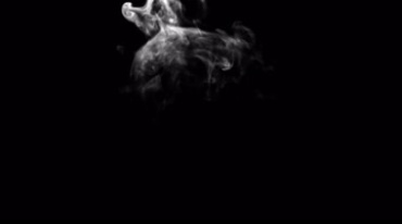 烟气升起青烟动态烟效视频素材