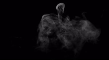 冒烟烟气烟雾后期抠像动态特效视频素材