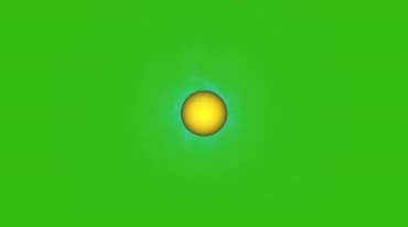 灵珠魔珠魔球散发灵气绿屏抠像后期特效视频素材