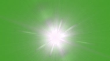 发光炫光绿屏抠像后期特效视频素材