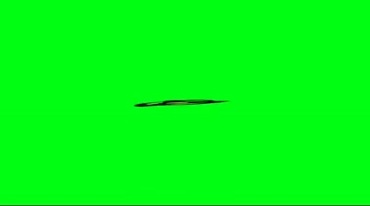 飞镖暗器回旋镖绿屏抠像后期特效视频素材