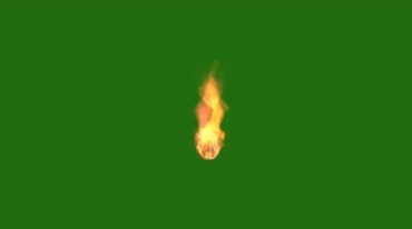 火焰球三味真火绿屏抠像后期特效视频素材