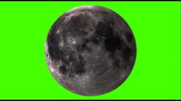 月球表面荒凉星球绿屏抠像后期特效视频素材
