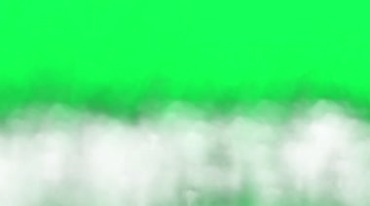 白色烟雾弥漫烟效绿幕抠像后期特效视频素材