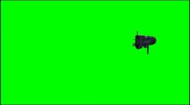 太空飞船宇宙战舰航行绿幕抠像后期特效视频素材