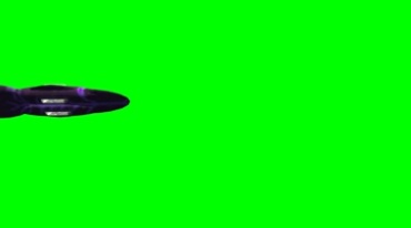 外星飞船太空船太空舱绿屏抠像后期特效视频素材