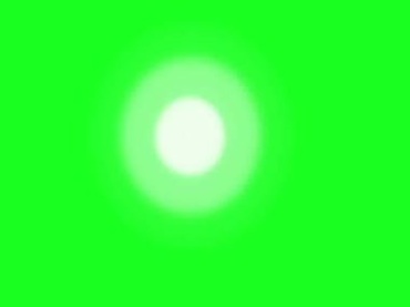 白色光晕圆圈法术光效绿布抠像后期特效视频素材