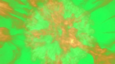 爆燃火团爆炸火焰绿屏抠像后期特效视频素材