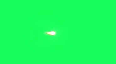 火球火团快速飞过绿幕抠像后期特效视频素材