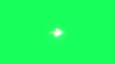 对撞冲击波两团炫光合在一起绿幕后期特效视频素材