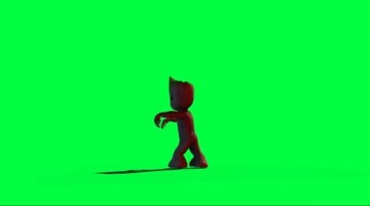 漫威格鲁特树人树妖跳舞绿屏抠像后期特效视频素材