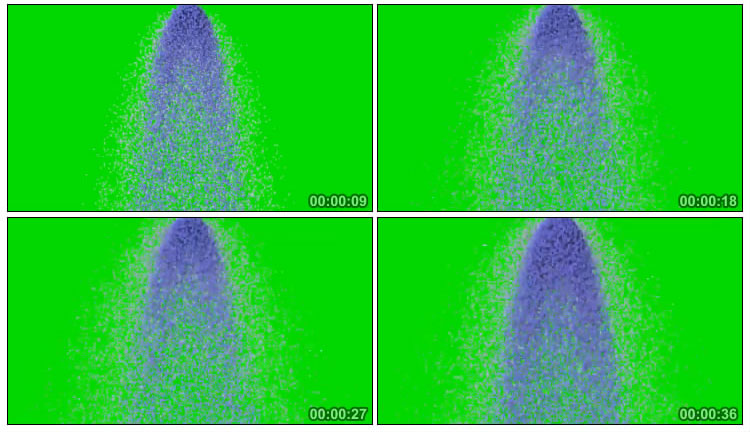 喷发豆子颗粒绿幕特效视频素材